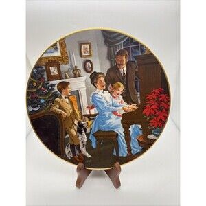 Christmas of Yesterday Series “Singing Christmas Carols” Collector Plate